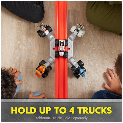 Monster Jam ThunderROARus Drop Playset with Exclusive Monster Truck, Over 2 Metres Tall, Lights and Sounds, Kids’ Toys for Boys and Girls Ages 5 and up