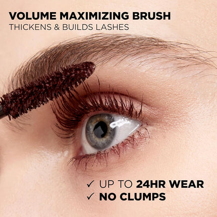 L'Oreal Paris Makeup Voluminous Original Volume Building Mascara, Deep Burgundy, 0.26 fl; Oz, 1 Count