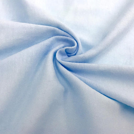 Juego de sábanas de punto de jersey 100 % algodón natural para niños pequeños American Baby Company, azul, suave, transpirable, para niños y niñas