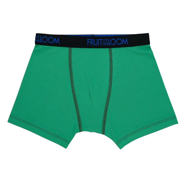 Fruit of the Loom Boys' and Toddler Boxer Briefs, Tag Free & Breathable Underwear, Assorted Color Multipacks, 10 Pack - Breathable Micro Mesh, L