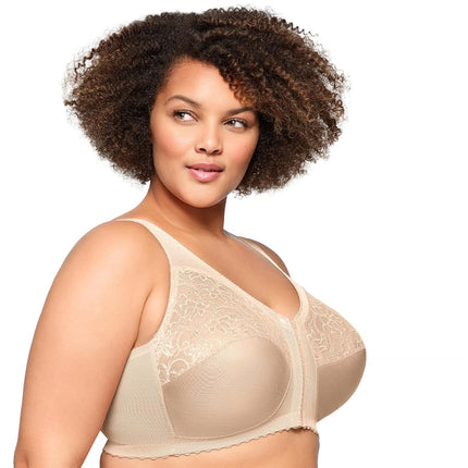 Glamorise MagicLift Front-Closure Support Wirefree Bra 1200 (Women's & Women's Plus)