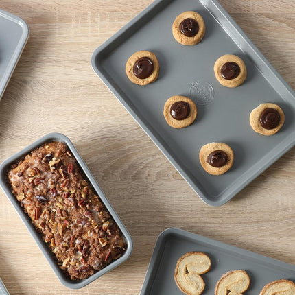 Sur La Table Kitchen Essentials Bake Sale 13 X 9 Inch PFA Free Ceramic Nonstick Cookie/Baking Sheet - Linen White