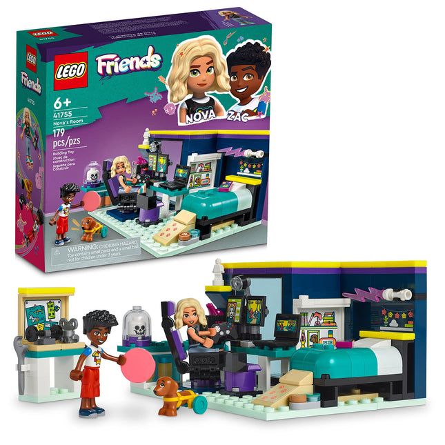 LEGO Friends Nova's Room Gaming Themed Bedroom Pla