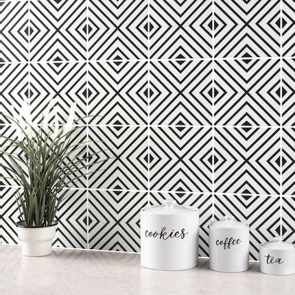 MSI Modena 8 in. x 8 in. Encaustic Matte Porcelain Floor Tile and Wall Tile for Bathroom, Kitchen Backsplash, Accent Wall Tile, and Shower Wall Tile