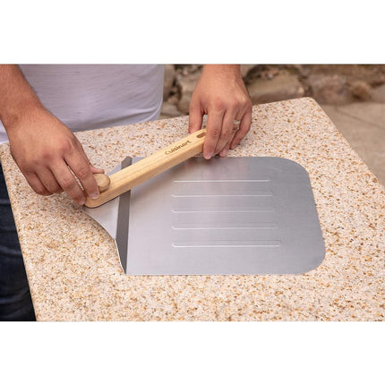 Pelle à pizza en aluminium Cuisinart 30,5 cm, spatule à pizza légère avec manche en bois pliable pour pizzas familiales, pâtes, pain, pains plats et plus encore