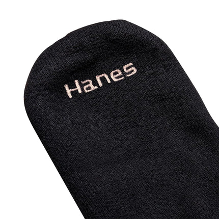Hanes Women's Value, No Show Soft Moisture-Wicking Socks, Available in 10 and 14-Packs, Black-14, 5-9 (Pack of 14)