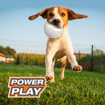 Nylabone Power Play Gripz Dog Soccer Ball Toy with Easy Pickup Design Medium - 5.5 in.