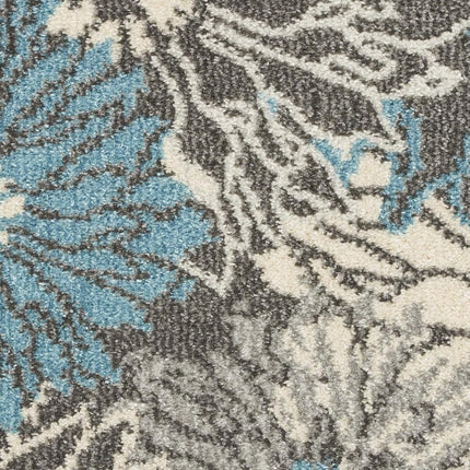 Nourison Charleston Black Sarouk 9.6-Feet by 13.6-Feet 100-Percent Wool Oversize Rug