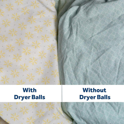 GE Appliances Wool Dryer Balls, XL Reusable Natural Fabric Softener Made of 100% Pure New Zealand Wool, Set of 3