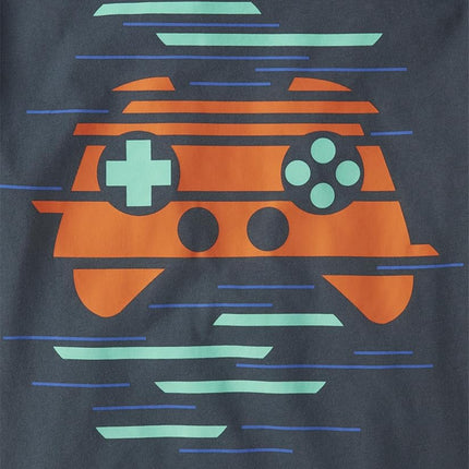 The Children's Place Boys' 3-Pack Short Sleeve Graphic T-Shirt, Game Controller/Dual Game Controller/Gaming, X-Small