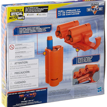 NERF Upgrade Kit: 3 Shells, 9 Darts, Shell Holder