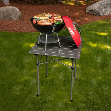 Cuisinart Parrilla de carbón portátil para exteriores, 14", compacta y ligera, roja (CCG-190RBC), para 4 personas