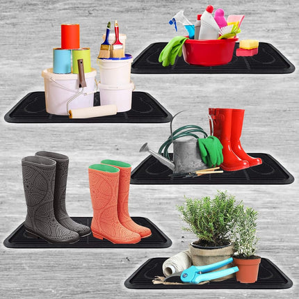 SafetyCare Rubber Shoe & Boot Tray - Multi-Purpose - 60 x 40 cm - 1 Mat