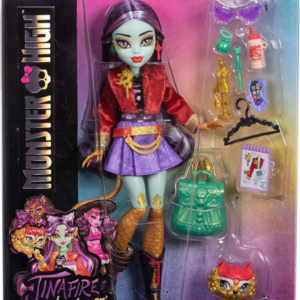 Monster High Jinafire Long Doll with Pet Dog
