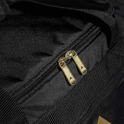 adidas Defender 4.0 Duffel Bag, durable athletic sports gym travel bag for men and women, Black/Gold Metallic, Small (38 L), Defender 4.0 Duffel Bag, Durable Athletic Sports Gym Travel Bag for Men and