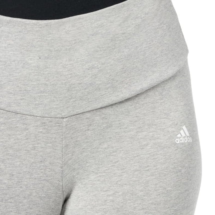 adidas Women's Loungewear Essentials High-Waisted Logo Leggings, Medium Grey Heather, 2x