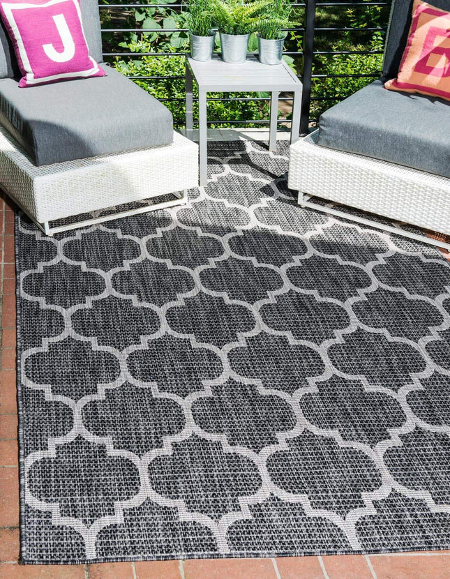Unique Loom Outdoor Trellis Collection Area Rug - 