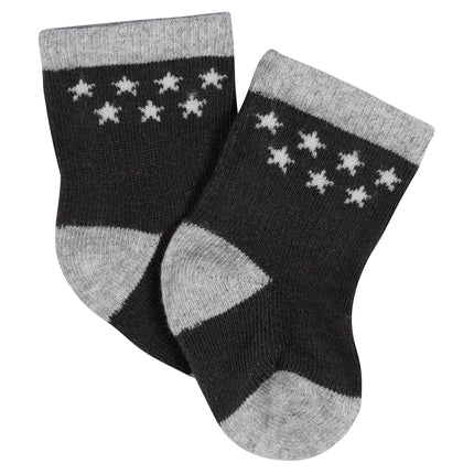 Gerber Unisex Baby 8-Pair Wiggle-Proof Sock, Space, 6-9 Months