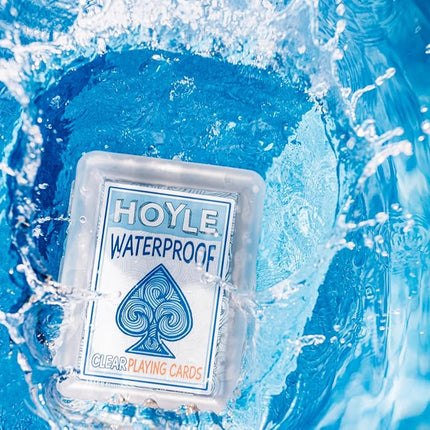 Hoyle Waterproof Clear Playing Cards