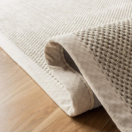SAFAVIEH Natural Fiber Rug for Living Room, Dining Room, Bedroom - Natural Fiber Collection, Short Pile, in Natural and Beige, 76 X 183 cm