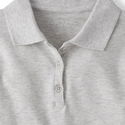 The Children's Place Multipack Short Sleeve Pique Polo, Lunar, X-Large