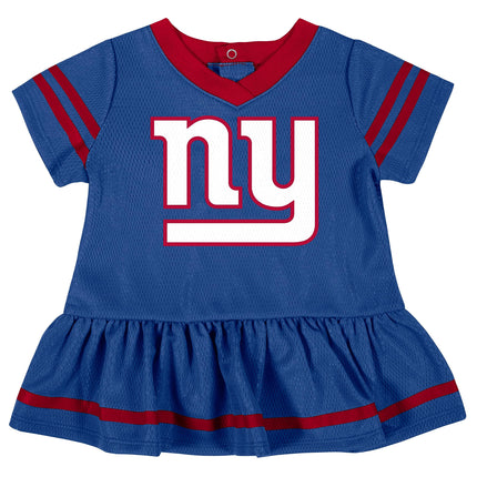 Vestido de camiseta de equipo de la NFL de Gerber para niñas y cubrepañal