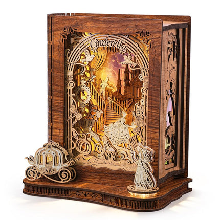 FUNPOLA Cinderella LED 3D Puzzle – DIY Storybook L