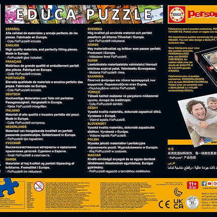Educa - Puzzle de 500 pièces pour adultes | Pierres colorées - Colle Fix Puzzle incluse. 11 ans et plus (19248)