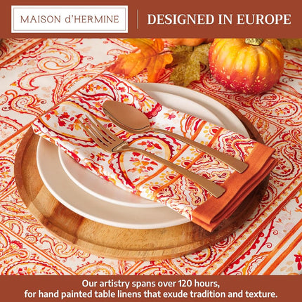 Maison d' Hermine Cloth Napkins Set of 4 Reusable 100% Cotton (20" x 20")