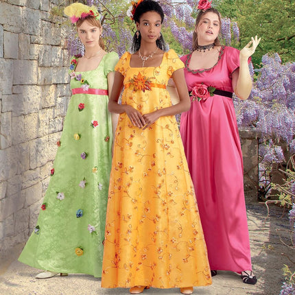Simplicity Sewing Pattern S9434 Misses’ and Women’s Regency-Style Dresses