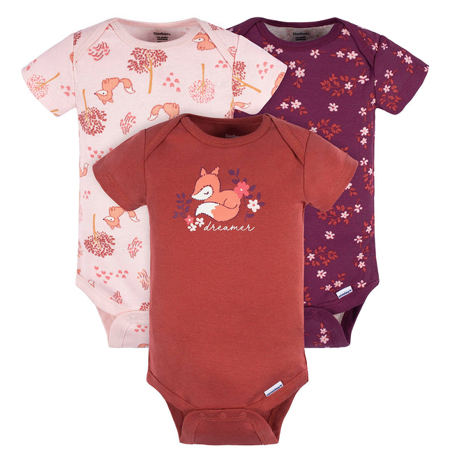 Gerber baby-girls Boys and Girls 12 Piece Layette Gift Set, Purple Fox, 0-3 Months