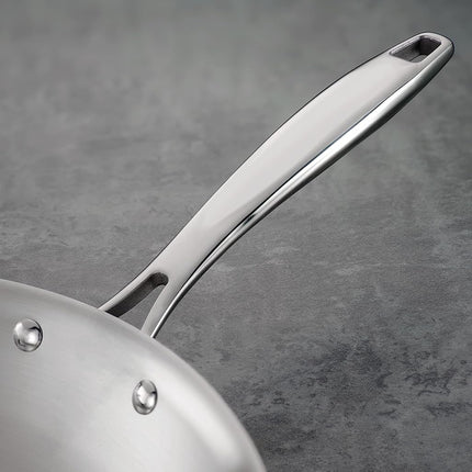 Tramontina 80116/004DS Gourmet 18/10 Stainless Steel Induction-Ready Tri-Ply Clad Fry Pan, 8-Inch, Stainless by Tramontina