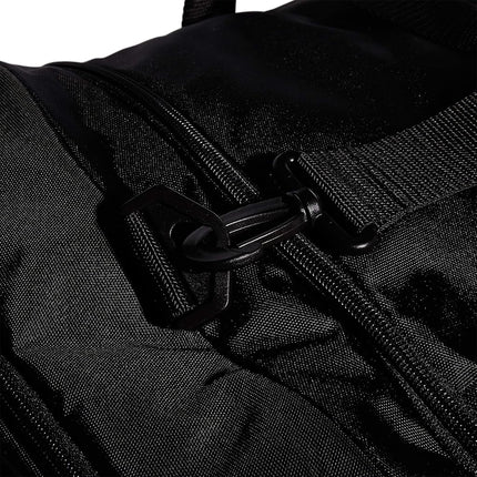 Adidas Defender 4 Small Duffel Bag, Black/White, 11.75"x20.5"x11", Defender 4 Small Duffel Bag