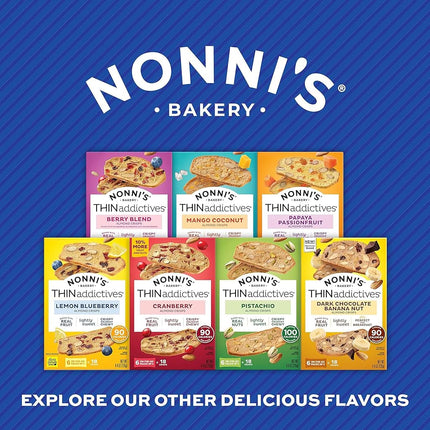 Thin Addictives Cranberry Almond Thins, 4.4 Ounce - 6 per pack -- 6 packs per case.