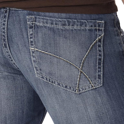 Wrangler Men's 20x No. 42 Vintage Boot Cut Jean20 Jeans, Light Blue, 36W / 32L
