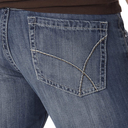 Wrangler Men's 20x No. 42 Vintage Boot Cut Jean20 Jeans, Light Blue, 36W / 32L