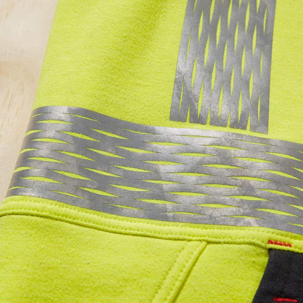 Ariat 10027912MEDR Men's FR Hi-Vis Full Zip Hoodie HI-VIS Yellow MEDR