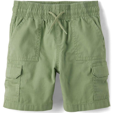 The Children's Place Boys Pull on Cargo Shorts, Misty Glen, 5