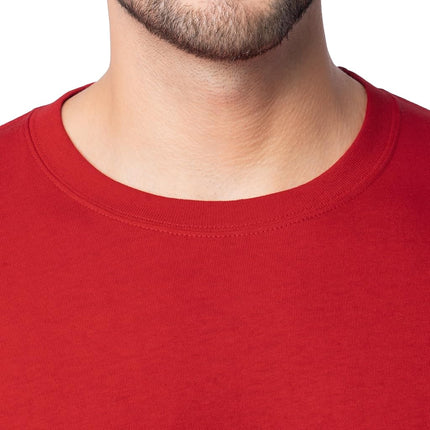 Fruit of the Loom Mens Eversoft Cotton Long Sleeve T Shirts, Breathable & Moisture Wicking with Odor Control, Long Sleeve - True Red, S