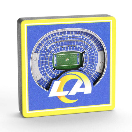 YouTheFan NFL Los Angeles Rams 3D StadiumView Magnets - SoFi Stadium