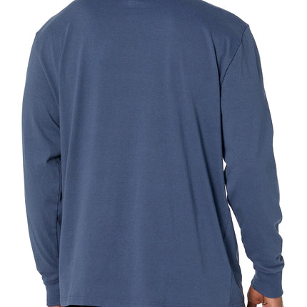 T-shirt Dickies à manches longues pour homme, coupe droite, motif icône, couleur bleu nuit, taille M