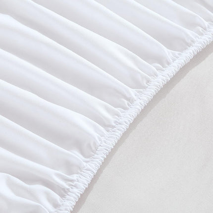 Elegant Comfort 1500 Premium Hotel Quality 18-24 Inches Deep - Extra Deep Pocket Single Fitted Sheet for High Mattress, Luxury and Softest, Smart Pocket - Wrinkle Free, King, White