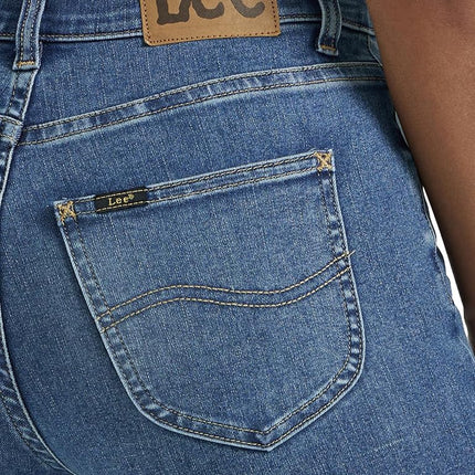 Lee Women's Ultra Lux Comfort with Flex Motion Skinny Leg Jean with Ever Fit, Blue Format, 12 Short