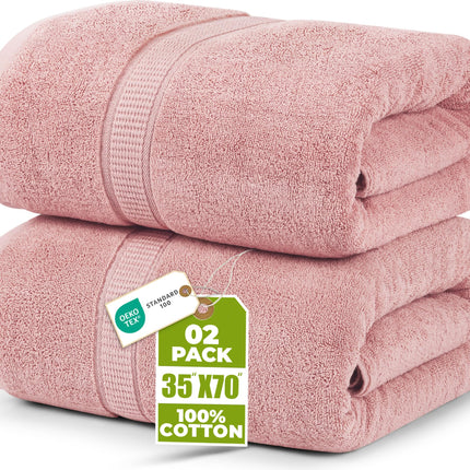Utopia Towels Luxurious Jumbo Bath Sheet 2 Piece, 