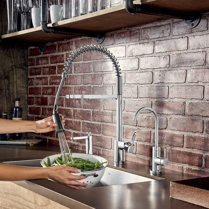 Moen Chrome Sip Modern Cold Water Kitchen Beverage Faucet with Optional Filtration System, S5530