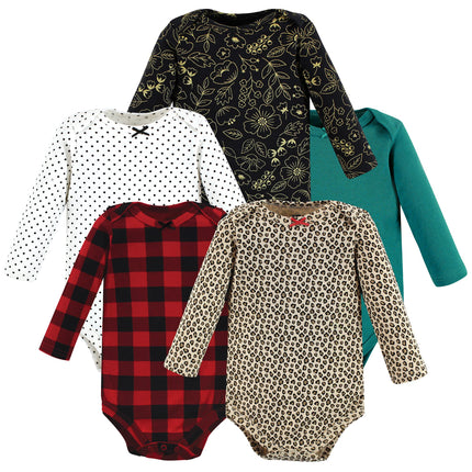 Hudson Baby unisex-baby Cotton Long-sleeve Bodysui