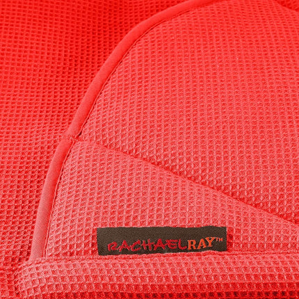 Rachael Ray Multifunctional 2-in-1 Moppine, Ultra Absorbent Kitchen Towel & Heat Resistant Pot Holder, Red