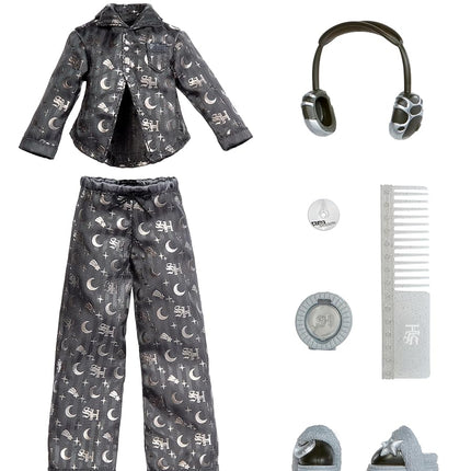 Rainbow High Shadow High Girl's Night - Luna Madison - Greyscale 28cm Fashion Doll, Grey Hair & Outfit with Accessories and Comb - for Collectors & Children Ages 4+