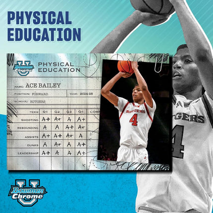 Topps 2024-25 Bowman University Chrome Basketball - Factory Sealed - Value Box