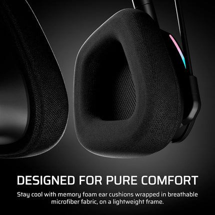 Corsair Void V2 MAX Wireless Bluetooth Gaming Headset - 2.4GHz, Dolby Atmos, Sonarworks SoundID, Up to 70 Hours Battery, Quick Charge, Clear Microphone - PC, PS5, PS4, Switch, Mobile - Carbon